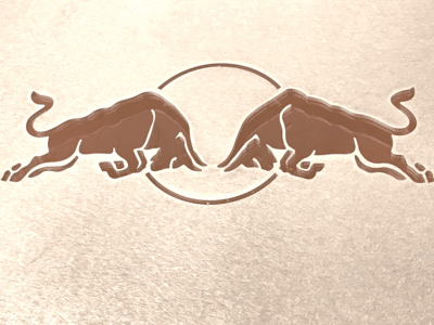 Laser cutting custom stencil using oiled board