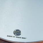 Laser etch on aluminum disc Laser etch on aluminum disc