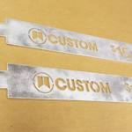 laser cut 1/16 inch thick aluminum stencil Aluminum stencil