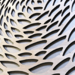 custom laser  cut 3/4 inch thick plywood grille Custom Plywood Grille
