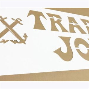 Laser cut polycarbonate stencil