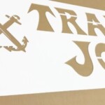 Laser cut polycarbonate stencil