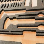 Laser cut open cell foam