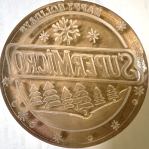 laser engraved custom cookie mold on 3/8-inch-thick acrylic