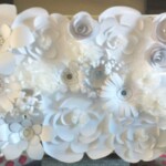 Laser cut various paper flowers for fashion show Laser cut various paper flowers for fashion show