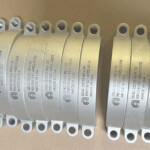 laser engraved clear anodized aluminum brackets laser etching anodized aluminum parts