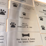 Laser etch on bare aluminum tags Laser etch on bare aluminum tags