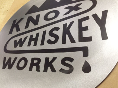 laser etch custom on 1/8-inch thick bare aluminum