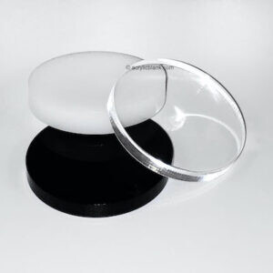 laser cut acrylic discs