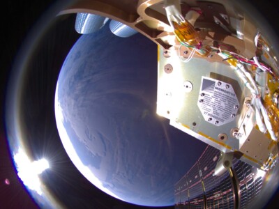Custom laser marking stainless steel plaque to go on Vigoride 7 satellite - Orbiting the Earth at around 500km altitude