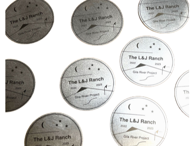 1/16-inch thick aluminum laser marking as signage for hiking trail
