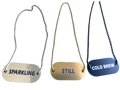 laser engraving on Rowmark as ID tags
