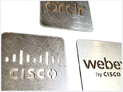 1/16-inch-thick stainless steel stencil laser cutting with sharp inside corners