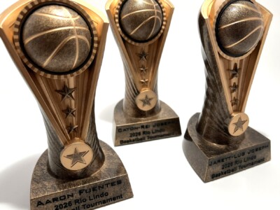 laser engraved plastic trophies