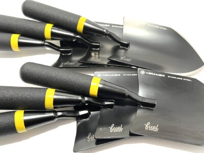 laser marked on mini shovels